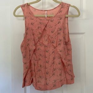 NWOT Free People Front Cutout Tank Top